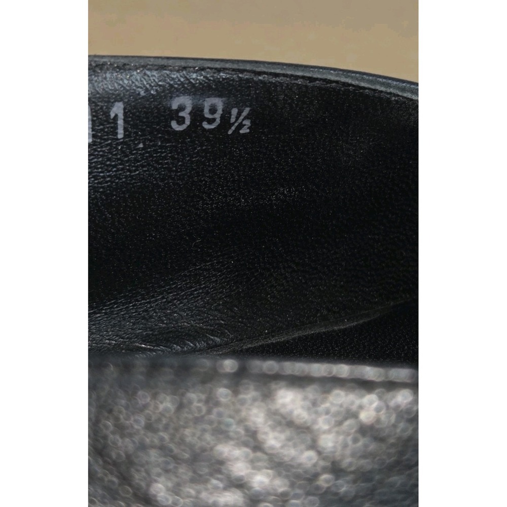 AGL Mara Black Leather Womens Casual Moccasins Shoes Size 39.5/ 9.5 - Picture 11 of 11